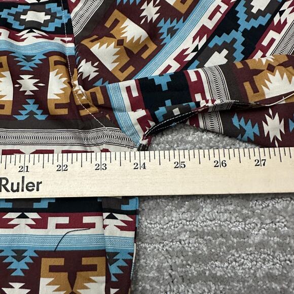 Rock & Roll Denim Modern Aztec Western Men’s Shirt - Picture 13 of 14